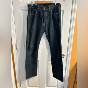 Men’s LEVI’S 501 straight leg button fly 34x34